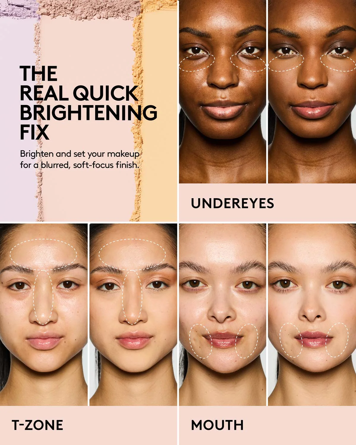 Bright Fix Instant Brightening + Blurring Powder — Lavender - Image 8