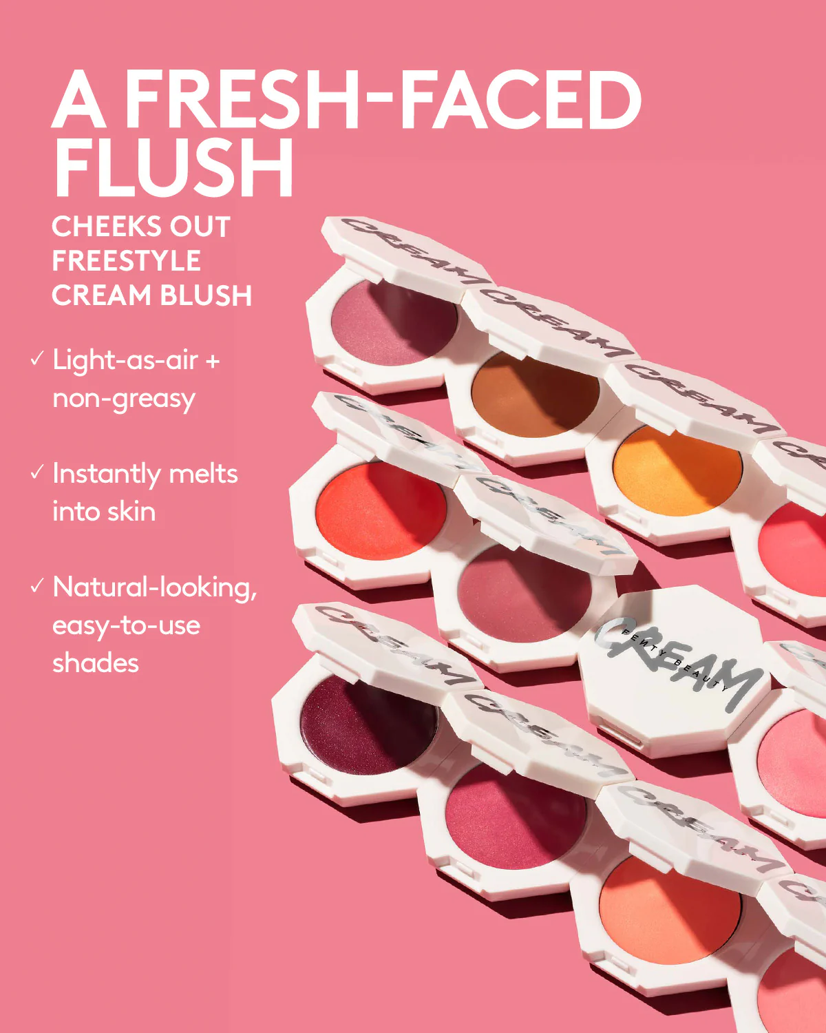 Cheeks Out Freestyle Cream Blush — Petal Poppin - Image 3