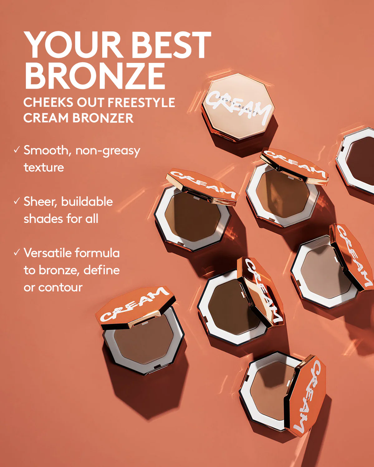 Cheeks Out Freestyle Cream Bronzer — Chocolate - Image 4