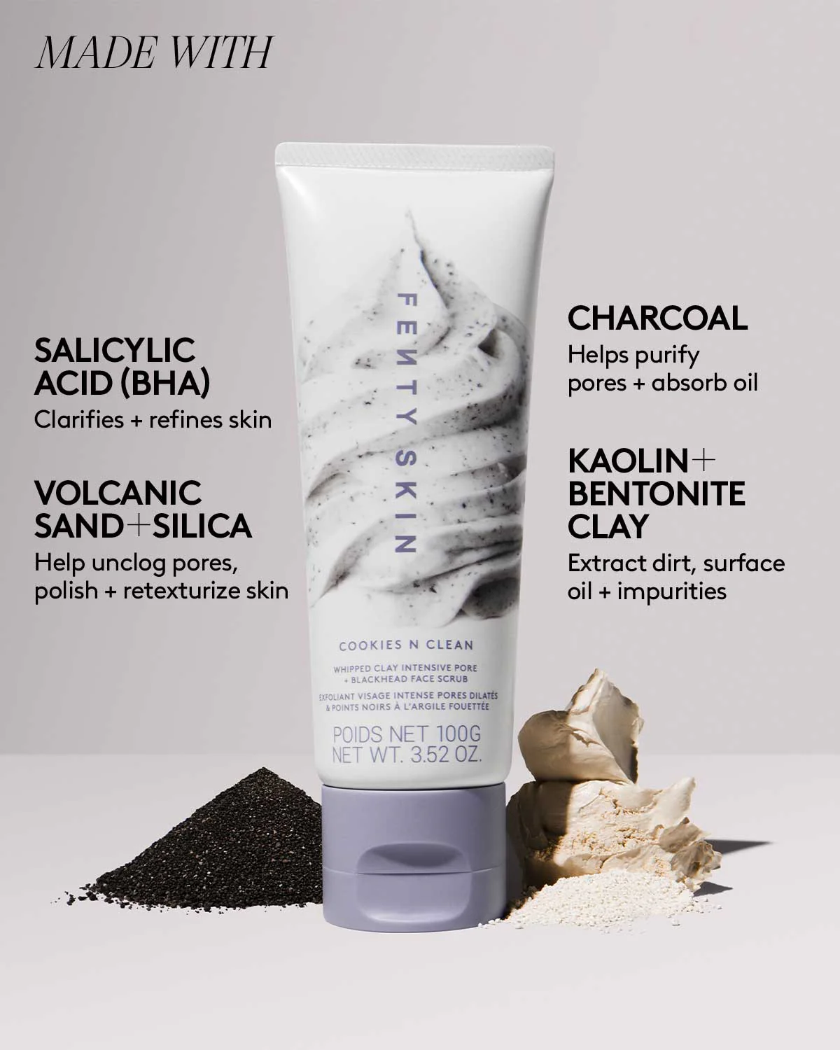 Cookies N Clean Whipped Clay Intensive Pore + Blackhead Face Scrub - Image 6
