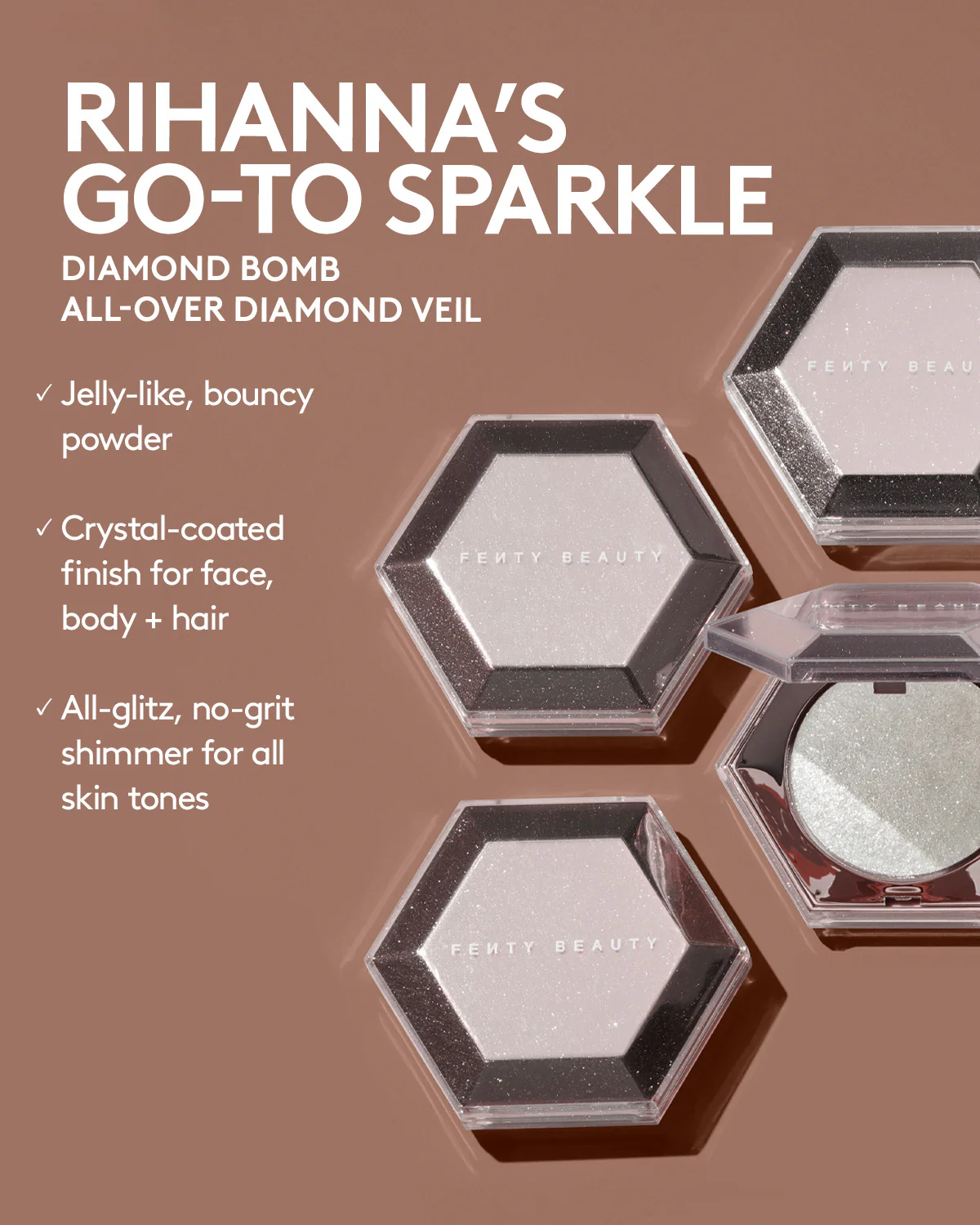 Diamond Bomb All-Over Diamond Veil — Lavender Luv'r - Image 5
