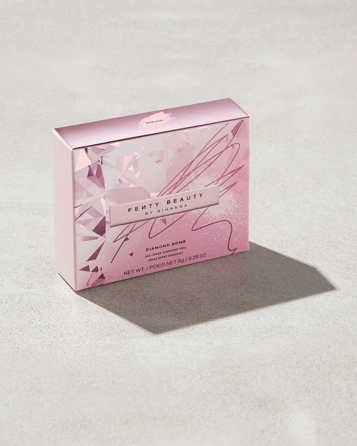 Diamond Bomb All-Over Diamond Veil — Rosé Rave - Image 8