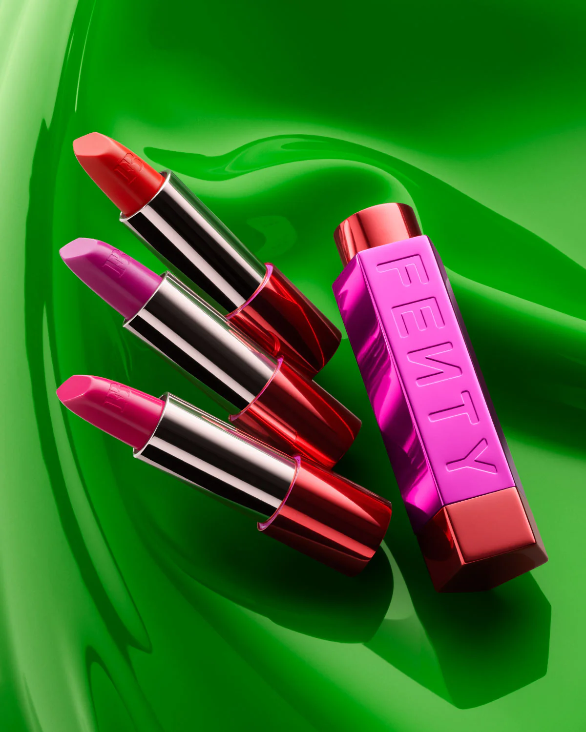 Fenty Icon The Case Semi-Matte Refillable Lipstick — Summatime Edition - Image 4