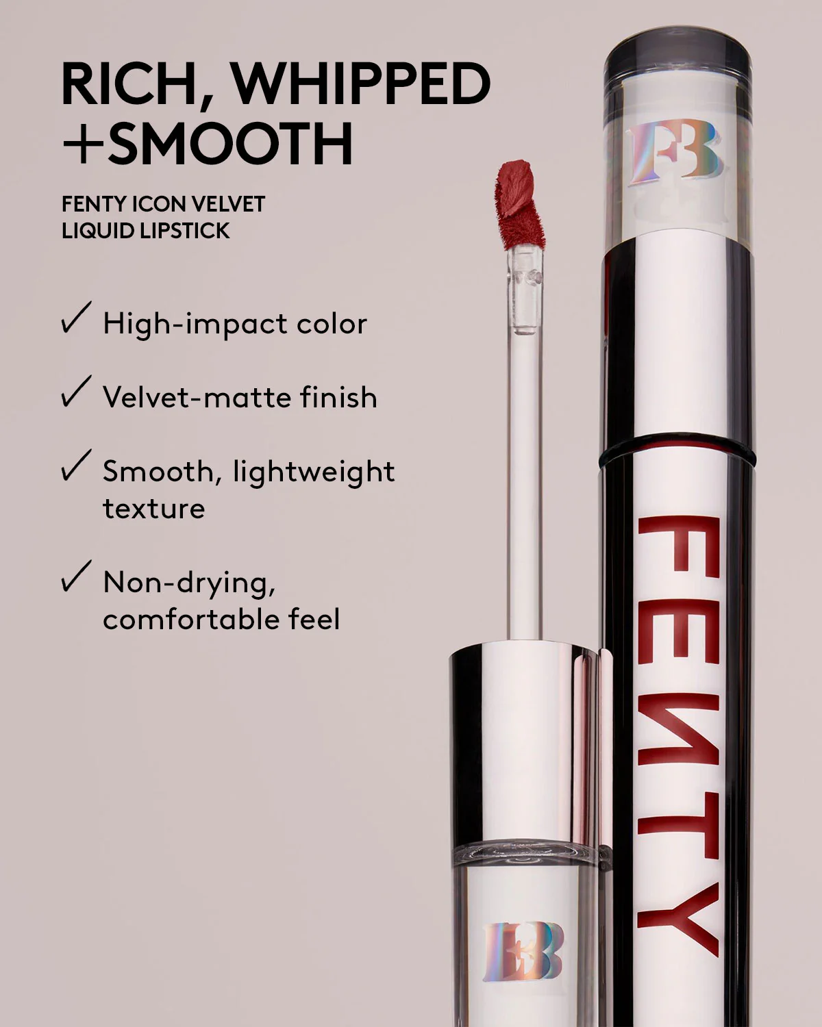 Fenty Icon Velvet Liquid Lipstick — H.B.I.C. - Image 3