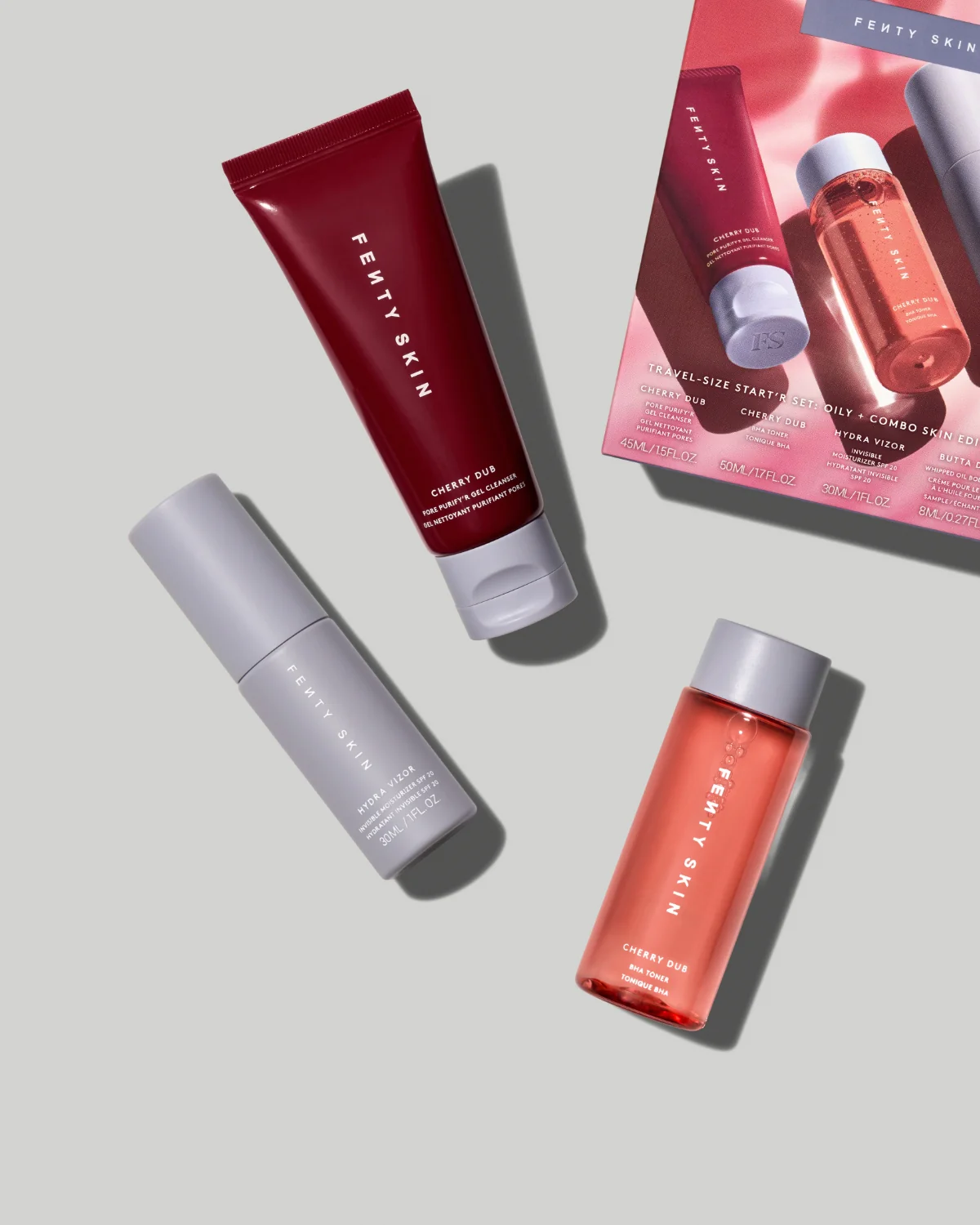Fenty Skin Travel-Size Start'r Set For Combo + Oily Skin — EU, SPF 20