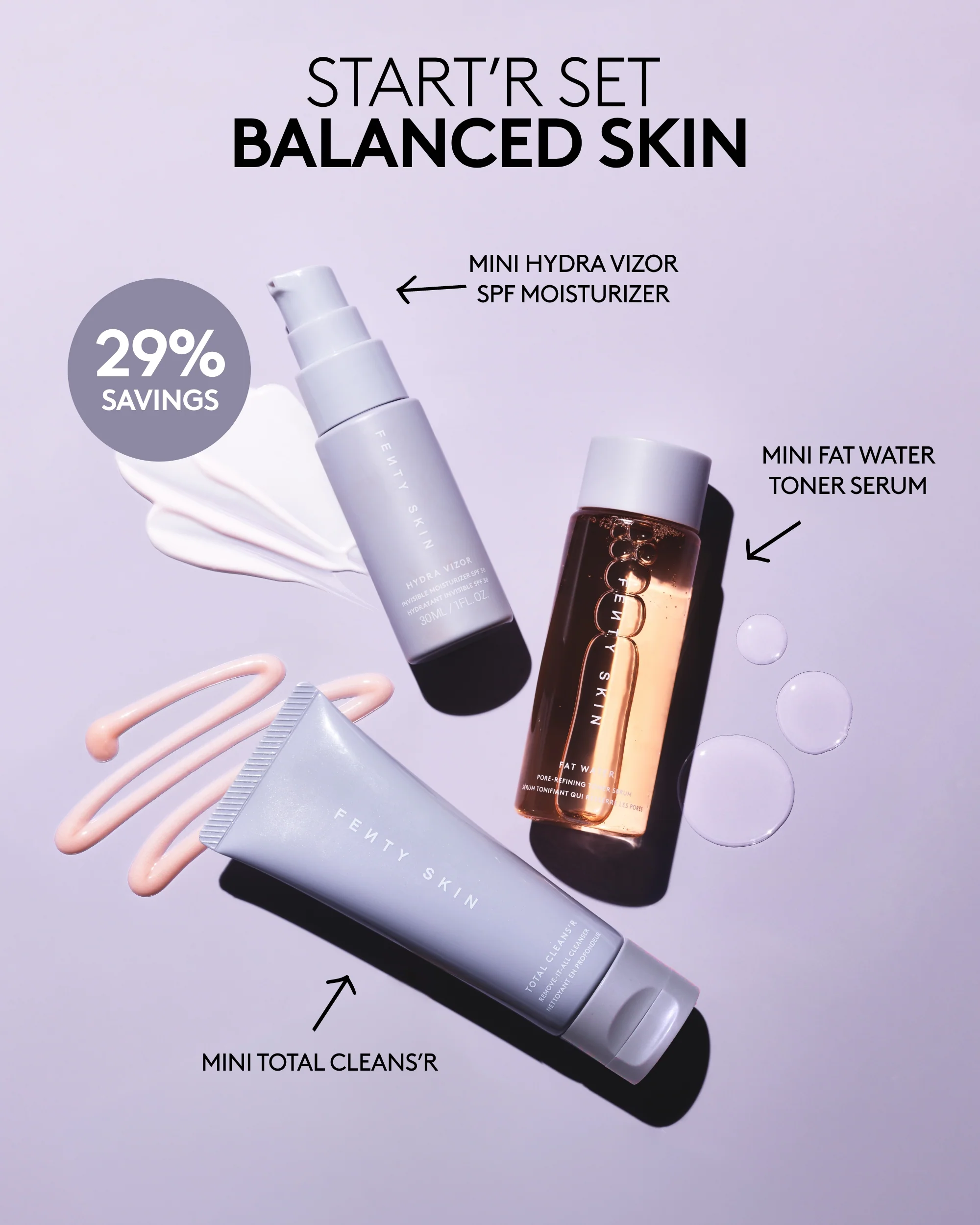 Fenty Skin Travel-Size Start'r Set For Balanced Skin - Image 3