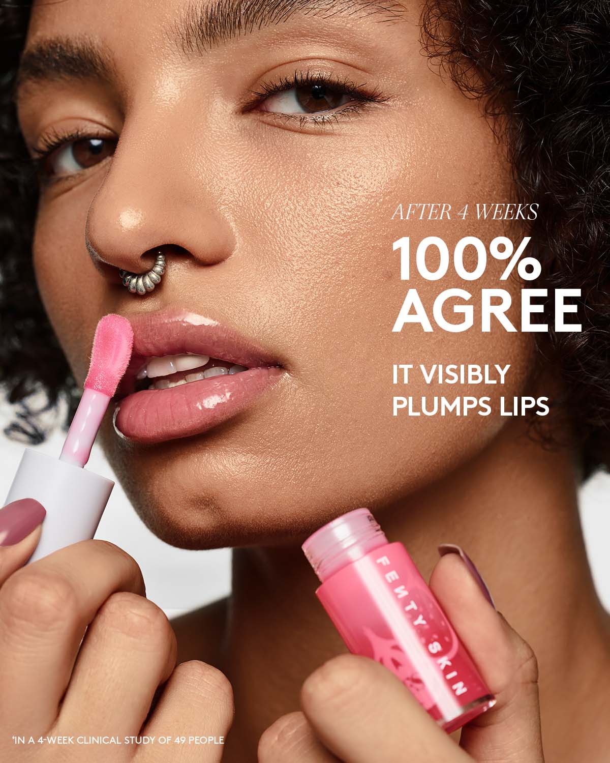 Fenty Treatz Hydrating + Strengthening Lip Oil — Barbados Cherry - Image 5