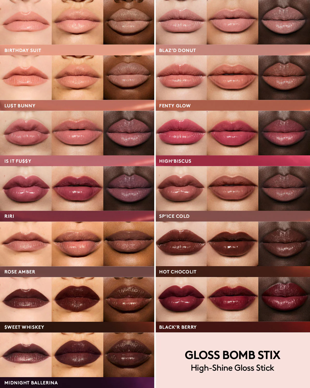 Gloss Bomb Stix High-Shine Gloss Stick — Lu$t Bunny - Image 7