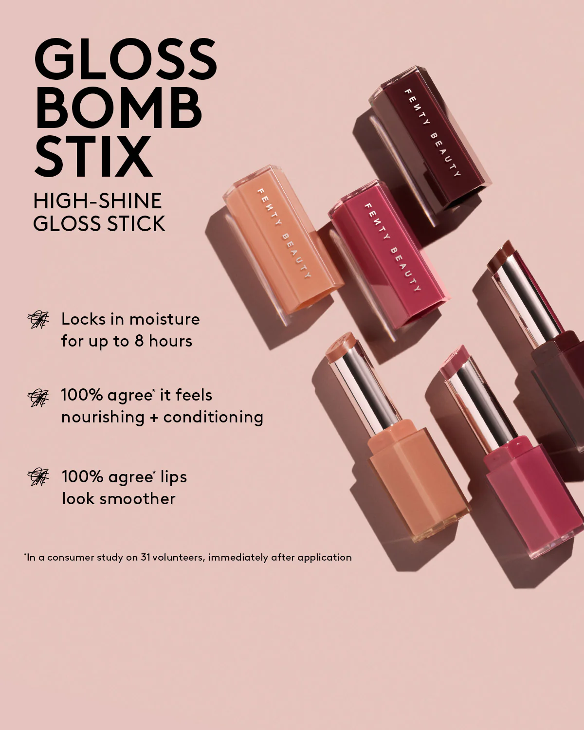 Gloss Bomb Stix High-Shine Gloss Stick — Rose Amber - Image 10