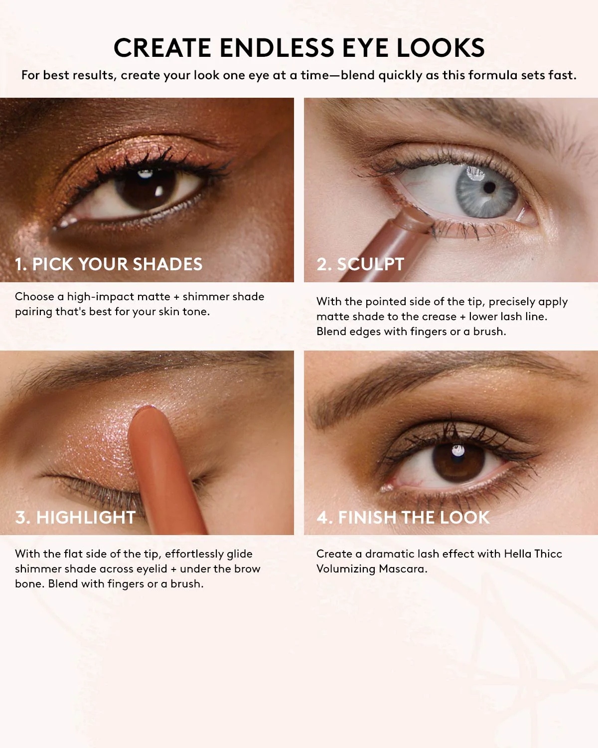 Bold Eye Essentials Bundle: Eyeshadow Stick, Gel Eyeliner + Mascara - Image 9