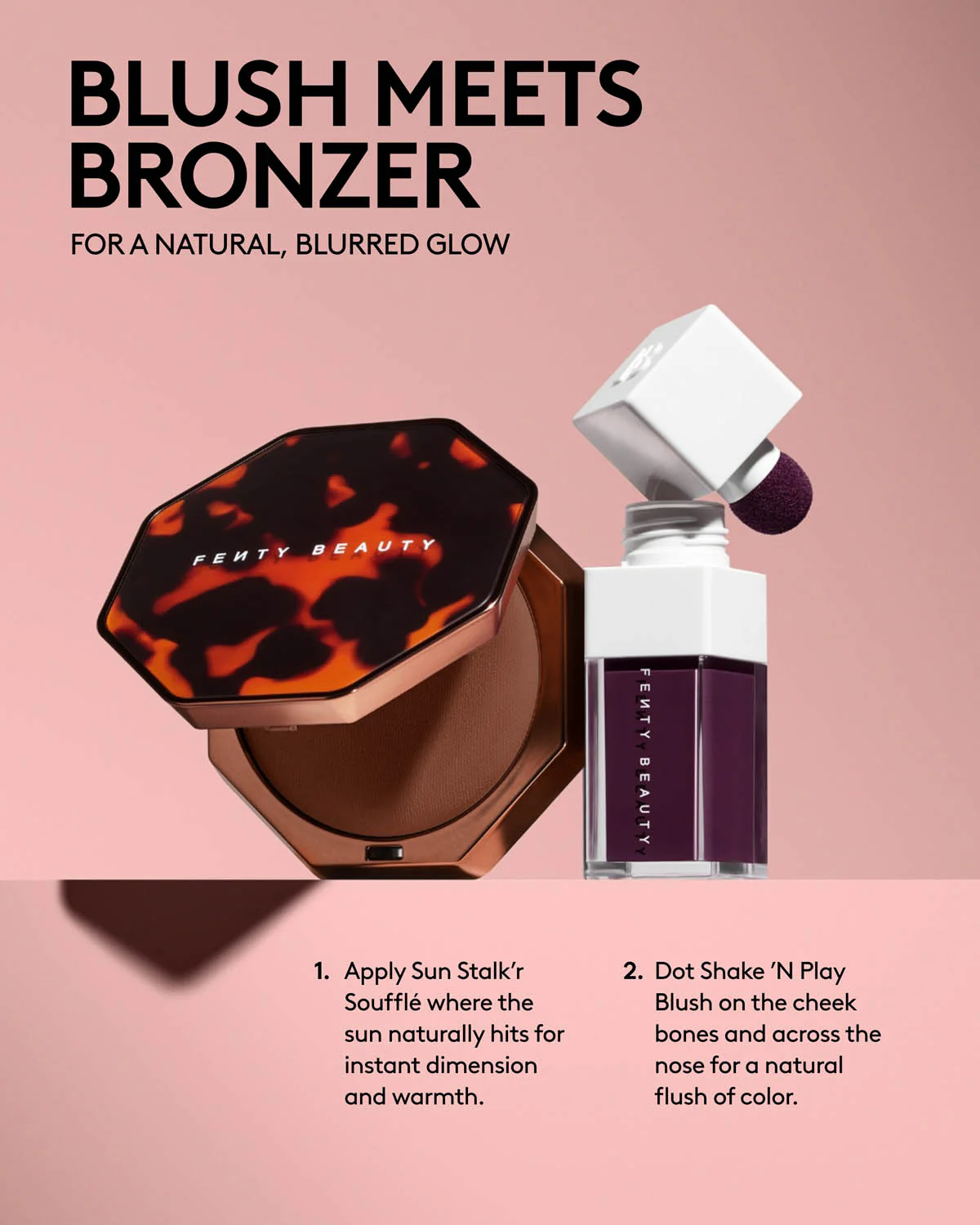 Sun-Kissed Flush Bronzer + Blush Duo - Image 3