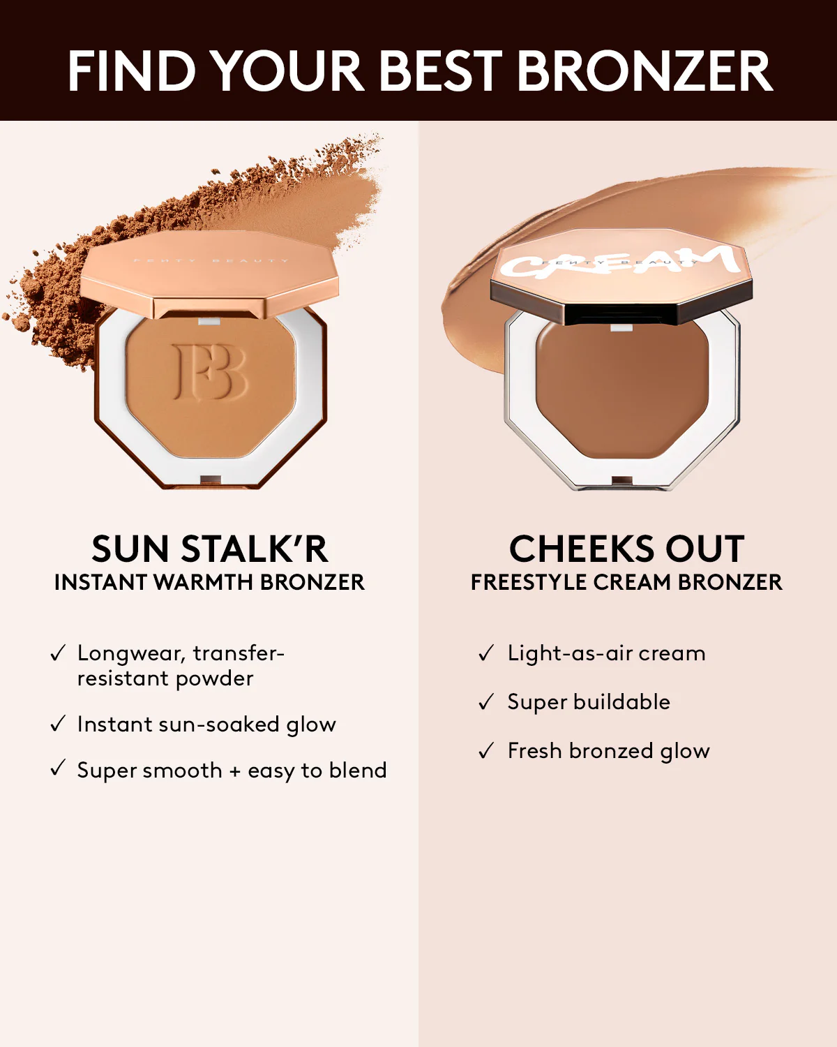 Cheeks Out Freestyle Cream Bronzer — Chocolate - Image 3